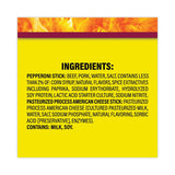 Pepperoni And Cheese Meat Sticks, 1.5 Oz, 18/box, Ships In 1-3 Business Days