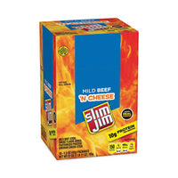 Beef And Cheese Meat Sticks, 1.5 Oz, 18/box, Ships In 1-3 Business Days