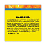 Beef And Cheese Meat Sticks, 1.5 Oz, 18/box, Ships In 1-3 Business Days