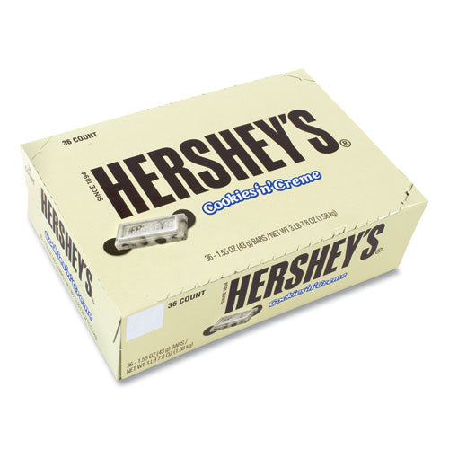 Cookies 'n' Creme Candy Bar, 1.55 Oz Bar, 36 Bars-carton, Delivered In 1-4 Business Days