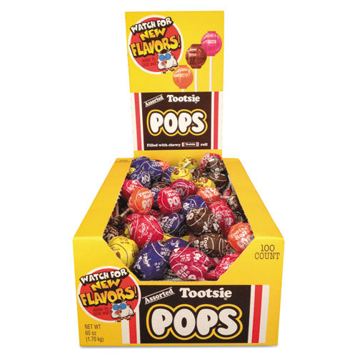 Tootsie Pops, Assorted Wild Berry Flavors, 0.6 Oz Lollipops, 100-box, Delivered In 1-4 Business Days