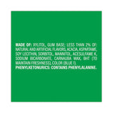 White Sugar-free Gum, Spearmint, 15 Pieces/pack, 9 Packs/box, Ships In 1-3 Business Days
