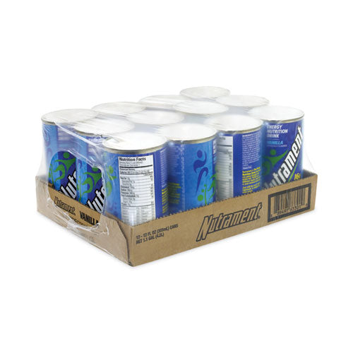 Energy Nutrition Drink, Vanilla, 12 Oz Can, 12/carton, Ships In 1-3 Business Days