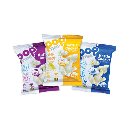 Kettle Cooked Popcorn Variety Pack, Assorted Flavors, 1 Oz Bag, 24/box, Ships In 1-3 Business Days