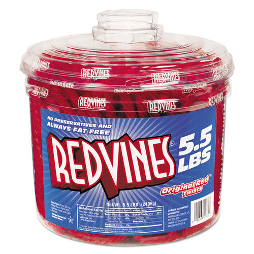 Original Red Twists, 3.5 Lb Tub, Delivered In 1-4 Business Days