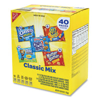 Cookie And Cracker Classic Mix, Assorted Flavors, 1 Oz Pack, 40 Packs-box, Delivered In 1-4 Business Days