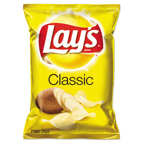 Regular Potato Chips, 1 Oz Bag, 50-carton, Delivered In 1-4 Business Days