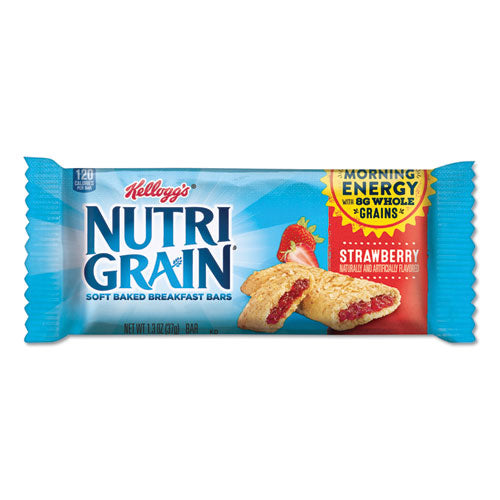 Nutri-grain Soft Baked Breakfast Bars, Assorted, 1.3 Oz Bar, 48-carton, Delivered In 1-4 Business Days
