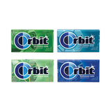 Sugar-free Chewing Gum Variety Box, Four Mint Flavors, 14 Pieces/pack, 18 Packs/box, Ships In 1-3 Business Days