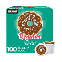 Donut Shop Coffee K-cups, Regular, 100/box, Ships In 1-3 Business Days