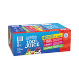 100% Juice Pouches Variety Pack, 6 Oz, 40 Pouches/pack, Ships In 1-3 Business Days
