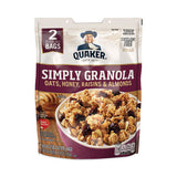 Simply Granola, Oats, Honey, Raisins And Almonds, 34.5 Oz Bag, 2 Bags/pack, Ships In 1-3 Business Days