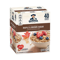 Instant Oatmeal, Maple And Brown Sugar, 1.51 Oz Packet, 40 Count Box, Ships In 1-3 Business Days