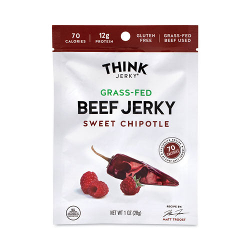 Sweet Chipotle Beef Jerky, 1 Oz Pouch, 12/pack, Ships In 1-3 Business Days