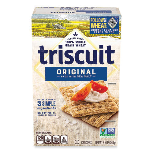 Crackers Original With Sea Salt, 8.5 Oz Box, 4 Boxes/pack, Ships In 1-3 Business Days