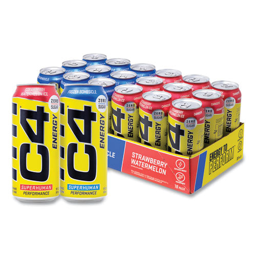 Drink Variety Pack, Assorted Flavors, 16 Oz Can, 18/carton, Ships In 1-3 Business Days