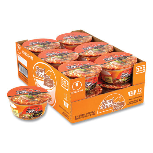 Spicy Chicken Bowl Noodle Soup, Chicken, 3.03 Oz Cup, 12/carton, Ships In 1-3 Business Days