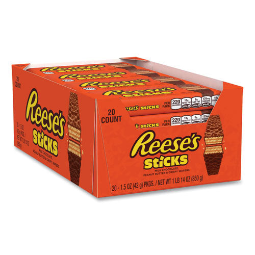 Sticks Wafer Bar, 1.5 Oz Bar, 20 Bars-box, Delivered In 1-4 Business Days