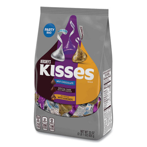 Kisses Party Bag Assortment, 33 Oz Bag, Delivered In 1-4 Business Days