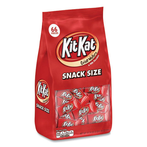 Snack Size, Crisp Wafers In Milk Chocolate, 32.34 Oz Bag, Delivered In 1-4 Business Days