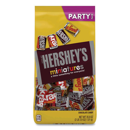 Chocolate Miniatures Party Pack Assortment, 35.9 Oz Bag, 2 Bags-carton, Delivered In 1-4 Business Days