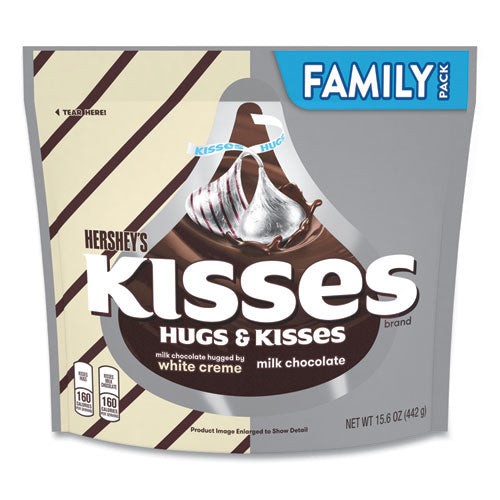 Kisses And Hugs Family Pack Assortment, 15.6 Oz Bag, 3 Bags-pack, Delivered In 1-4 Business Days