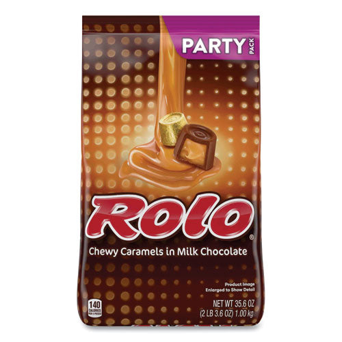 Party Pack Creamy Caramels Wrapped In Rich Chocolate Candy, 35.6 Oz Bag, Delivered In 1-4 Business Days