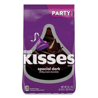 Kisses Special Dark Chocolate Candy, Party Pack, 32.1 Oz Bag, Delivered In 1-4 Business Days