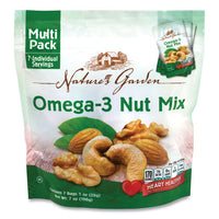 Omega-3 Nut Mix, 1 Oz Pouch, 7 Pouches-pack, 6 Packs-box, Delivered In 1-4 Business Days