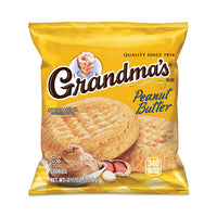 Homestyle Peanut Butter Cookies, 2.5 Oz Pack, 2 Cookies/pack, 60 Packs/carton, Ships In 1-3 Business Days