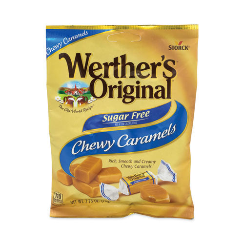 Sugar Free Chewy Caramel Candy, 2.75 Oz Bag, 3/pack, Ships In 1-3 Business Days