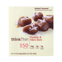 High Protein Bars, Salted Caramel, 1.41 Oz Bar, 10 Bars/box, Ships In 1-3 Business Days