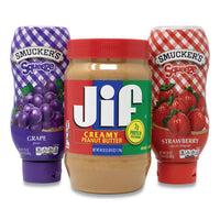 Peanut Butter And Jelly Bundle, (2) 40 Oz Peanut Butter-(4) 20 Oz Jelly, 6-pack, Delivered In 1-4 Business Days