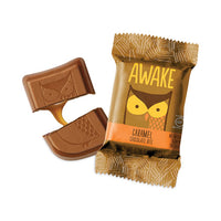 Caffeinated Caramel Chocolate Bites, 0.58 Oz Bars, 50 Bars/box, Ships In 1-3 Business Days