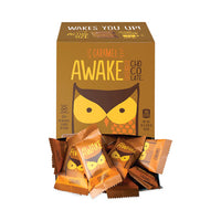 Caffeinated Caramel Chocolate Bites, 0.58 Oz Bars, 50 Bars/box, Ships In 1-3 Business Days