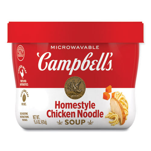 Homestyle Chicken Noodle Bowl, 15.4 Oz, 8/carton, Ships In 1-3 Business Days