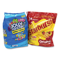 Chewy And Hard Candy Party Asst, Jolly Rancher-starburst, 8.5 Lbs Total, 2 Bag Bundle, Delivered In 1-4 Business Days