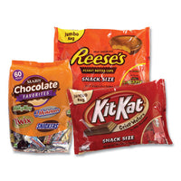Chocolate Party Assortment, Mars Asst-kit Kat-reese's Peanut Butter Cups, 3 Bag Bundle, Delivered In 1-4 Business Days