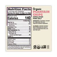 Himalayan Pink Sea Salt Plantain Chips, 2 Oz Bags, 12/pack, Ships In 1-3 Business Days