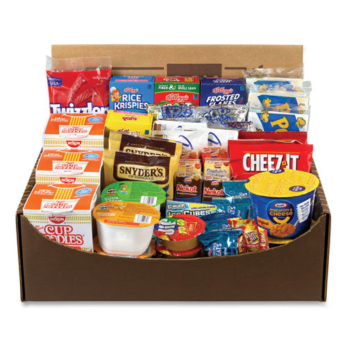 Dorm Room Survival Snack Box, 55 Assorted Snacks, Delivered In 1-4 Business Days