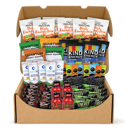 Energy Snack Box, 60 Assorted Snacks/box, Ships In 1-3 Business Days
