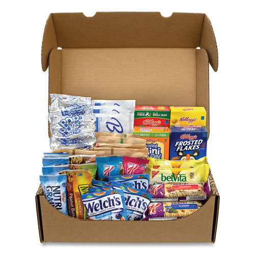 Breakfast Snack Box, 41 Assorted Snacks, Delivered In 1-4 Business Days