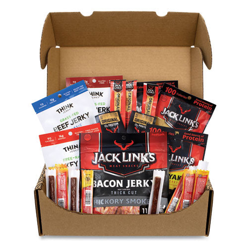 Big Beef Jerky Box, 29 Assorted Snacks, Delivered In 1-4 Business Days