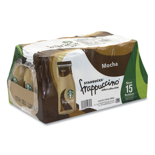 Frappuccino Coffee, 9.5 Oz Bottle, Mocha, 15/pack, Ships In 1-3 Business Days