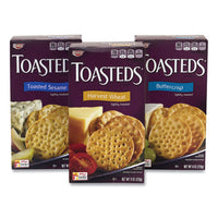 Toasteds Party Pack Cracker Assortment, 8 Oz Box, 5 Assorted Boxes-pack, Delivered In 1-4 Business Days