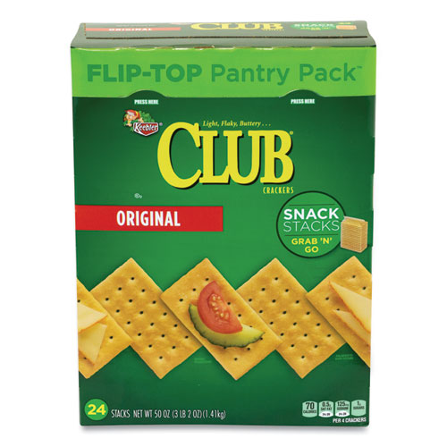 Original Club Crackers Snack Stacks, 50 Oz Box, Delivered In 1-4 Business Days