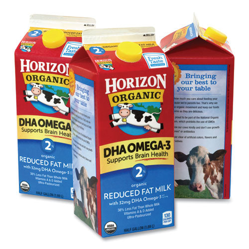 Organic 2% Milk, 64 Oz Carton, 3-carton, Delivered In 1-4 Business Days