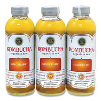 Organic Raw Kombucha Gingerade, 16.2 Oz Bottle, 6-pack, Delivered In 1-4 Business Days