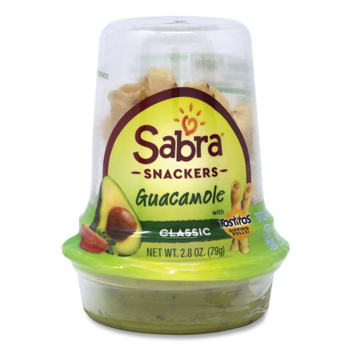 Grab And Go Guacamole With Tostitos Tortilla Chips, 2.8 Oz Cup, 6 Cups-pack, Delivered In 1-4 Business Days