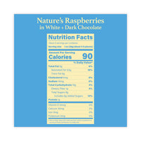 Nature's Hyper-chilled Raspberries In White And Dark Chocolate, 5 Oz Cup, 8/carton, Ships In 1-3 Business Days